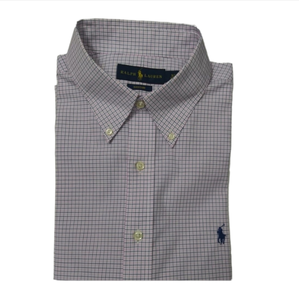 Large 16 1/2  34-35   Polo Ralph Lauren - Easy Care / Long Sleeve